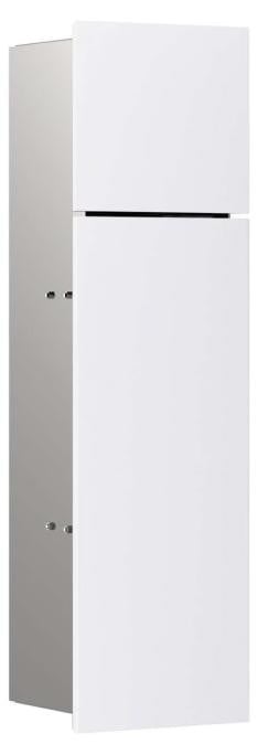 Emco Asis Pure toiletmodule 60 cm - Inbouwmodel met glazen front en rechter scharnieren
