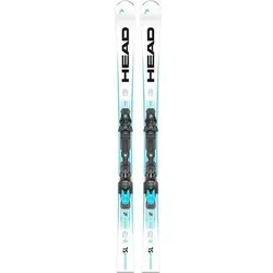 HEAD Herren Racing Ski WC Rebels e-SL RP + FF 11 GW, Größe 155 in Weiß Weiß