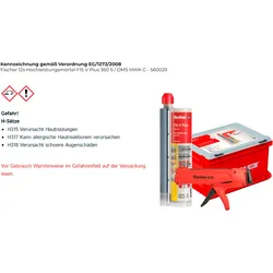 Fischer 12x Hochleistungsmörtel FIS V Plus 360 S / DMS HWK G - 560029