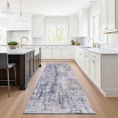 Delara Machine Washable Area Rug, Soft & Durable, Non-Slip Backing, Eco- Friendly GRS certified.