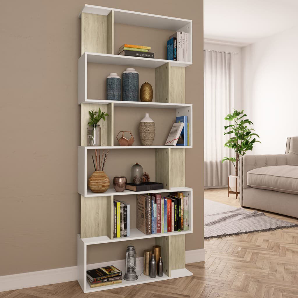 17 Stories Alec-Andrew 203.2 cm W Bookcase Old Wood 487.68cm H X 203.2cm W X 60.96cm D