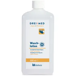 Dreiturm DREIMED® Care+Protect Waschlotion ohne Parfüm 500 ml Euroflasche