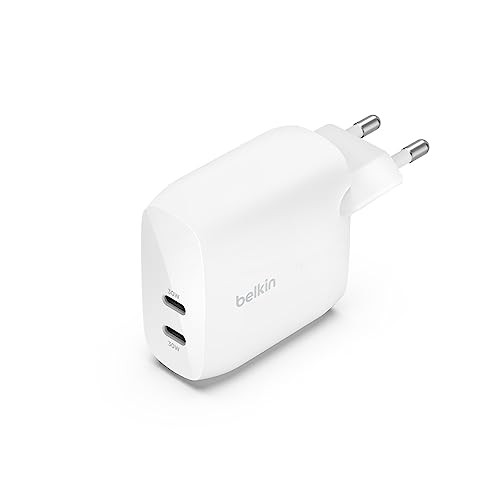 Belkin Boost Charge 60W USB-C Dual Wandlader, Wit