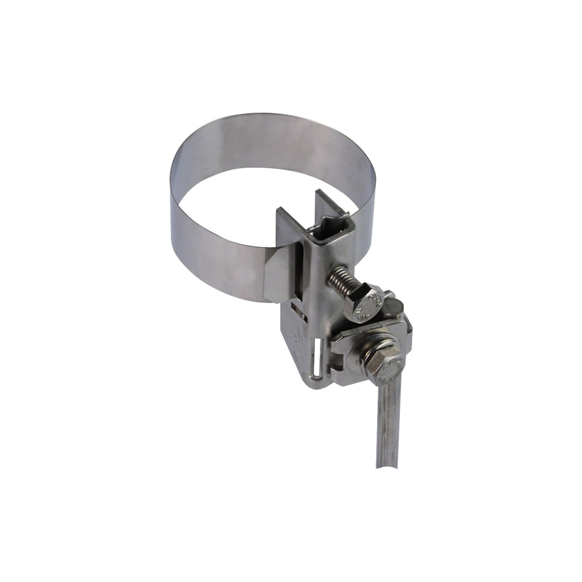 DEHN Antennen-Bandrohrschelle D 27-89mm NIRO BRS1689AK1X102X68V2A ; Dehn & Söhne (540103)