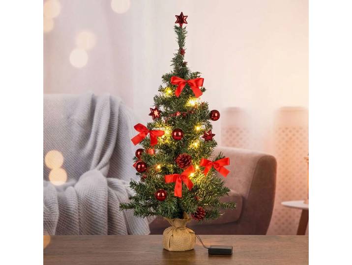Weihnachtsbaum mit LED Beleuchtung, H 75cm