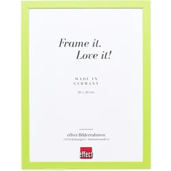 effect Bilderrahmen Profil Top Cube Holz Grün / Normalglas / Floatglas / 10 x 10