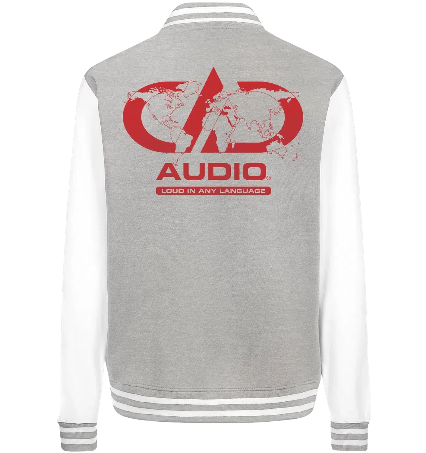 DD Audio Loud in any language College Jacket