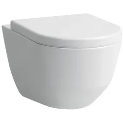 Laufen Pro Wand-Flachspül-WC H8209594000001 weiß Laufen Clean Coat, 36 x 53 cm, Ausladung 53 cm