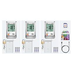 testo 0572 1750-DakkS Temperatur-Datenlogger kalibriert (DAkkS-akkreditiertes Labor) Messgröße Temperatur -35 bis +55 °C inkl. Wandhalterung