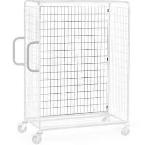 Fetra Rückwand 28RW11, für Kommissionierwagen, Maße: 850 x 1225 mm (BxH), verzinkt