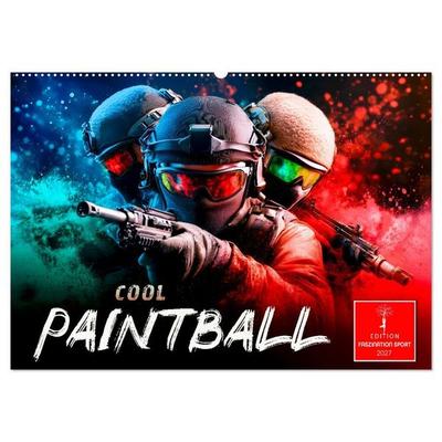 Paintball cool (Wandkalender 2027 DIN A2 quer), CALVENDO Monatskalender