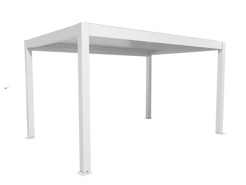 BIOHORTGARTE Pergola Gr. 4,5 x 3 weiss 16983481