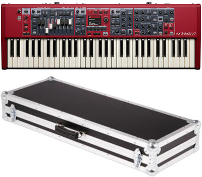 Clavia Nord Electro 7 61 Case Bundle Schwarz
