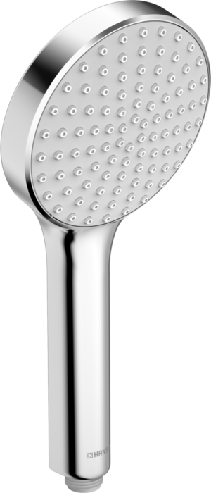 Hansaactivejet Handbrause 84310100 1-strahlig, Ø 120 mm, Anti-Kalk-Technik, hellgrau/chrom