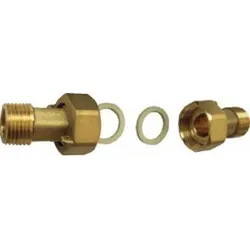 Wasserzähler-Verschraubung 3/4'' x 1'' Messing
