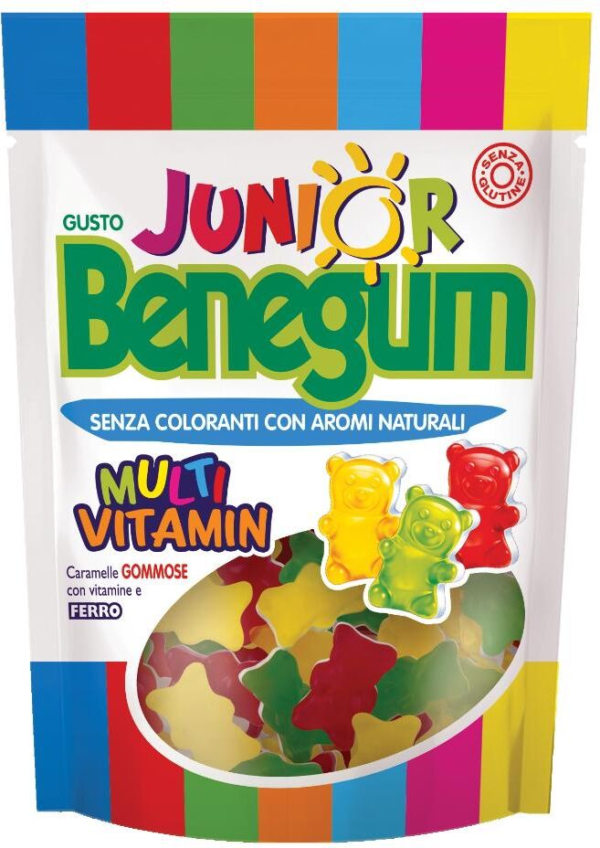 PERFETTI VAN MELLE ITALIA Srl Benegum Junior Vitamine Caramelle Gommose, 90 g