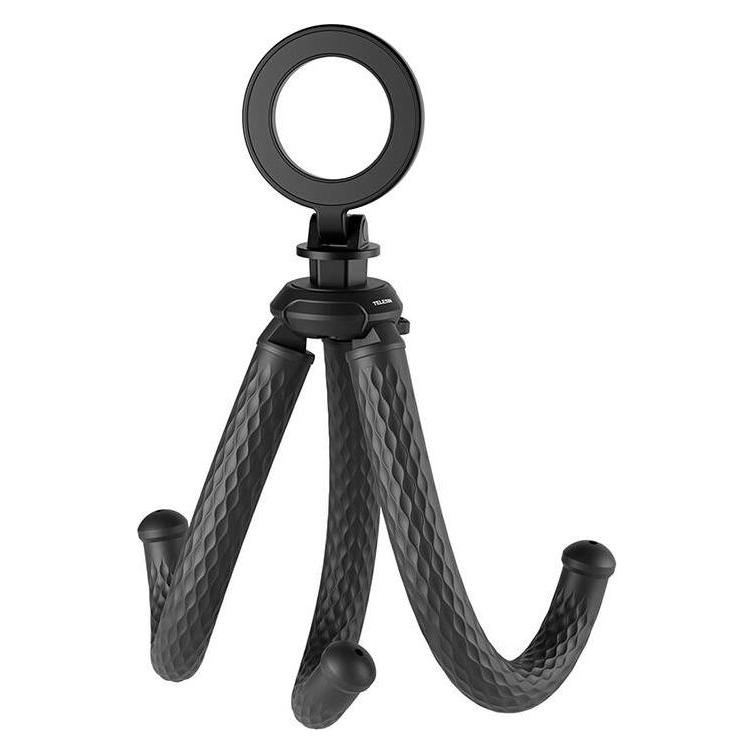 Telesin Flexibles magnetisches Smartphone Tripod Stativ (Kunststoff, Metall) (P3-FM-02)