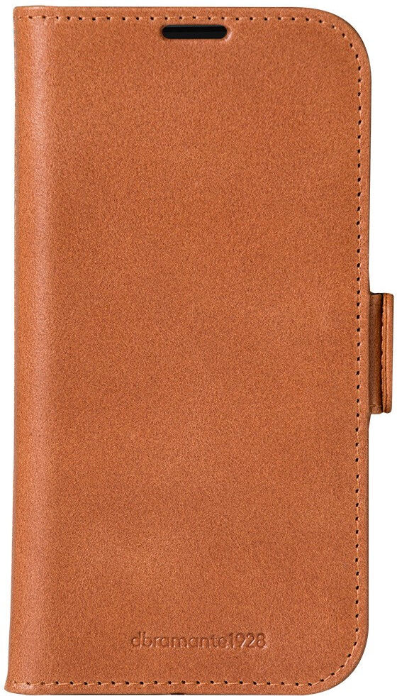 iPhone 16 dbramante1928 Copenhagen Slim Ægte Læder Flip Cover m. Pung - Tan