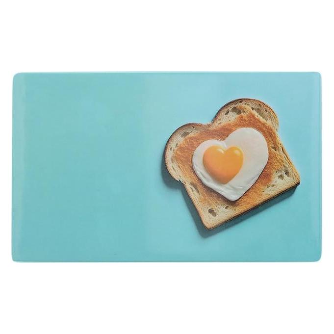 Zeller Present Frühstücksbrettchen Happy Toast 23.3x14.3x0.3 cm (26482-146236.0232)