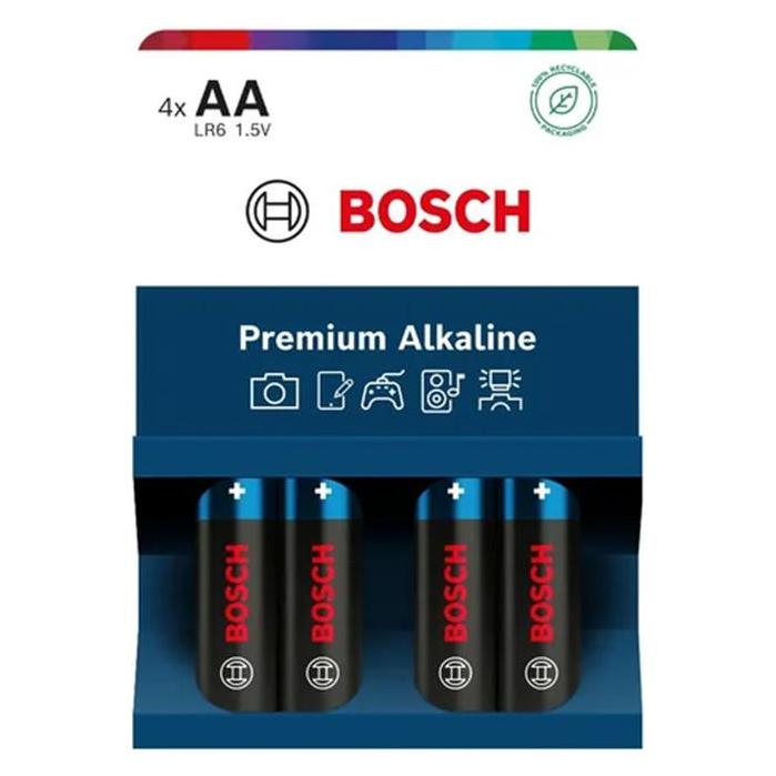Philips Bosch Batterie 4 Stück AA Premium Alkaline Lr6pa4b/00 (4 Stk., AA) (8594162800049)