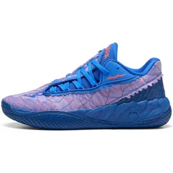Puma, Unisex, Hallenschuhe, MB.05 Lo (42.5), Blau, Rot