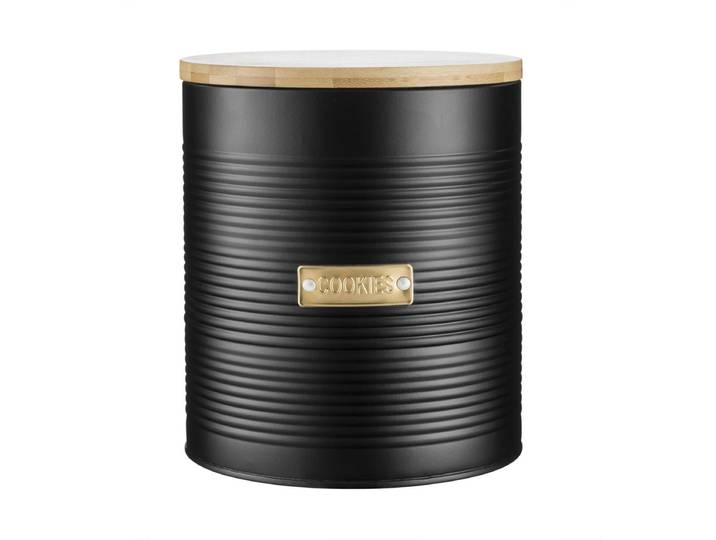 Typhoon - Otto – Vershouddoos - Koekjestrommel - Zwart - ø16cm H18cm