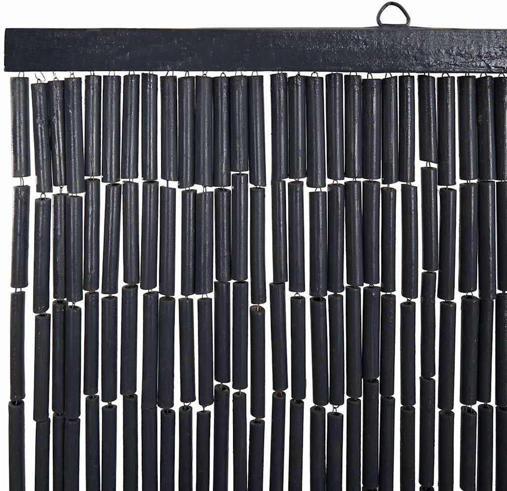 vidaXL Rideau anti-insectes gris foncé 100x200 cm bambou