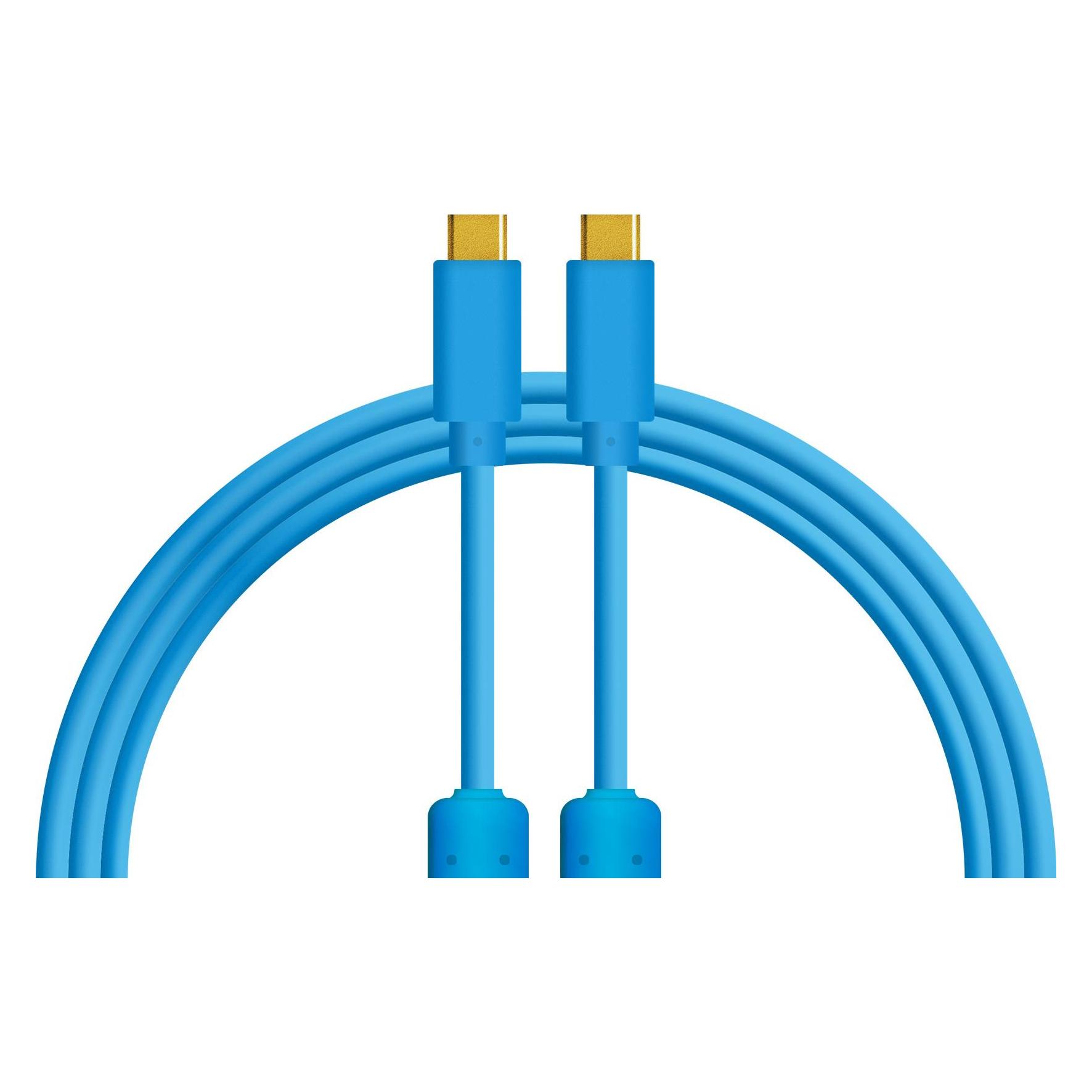 DJTechTools Chroma Cables USB-C to C Blue (1 m, USB 3.2 Gen 2) (05-30157-2)