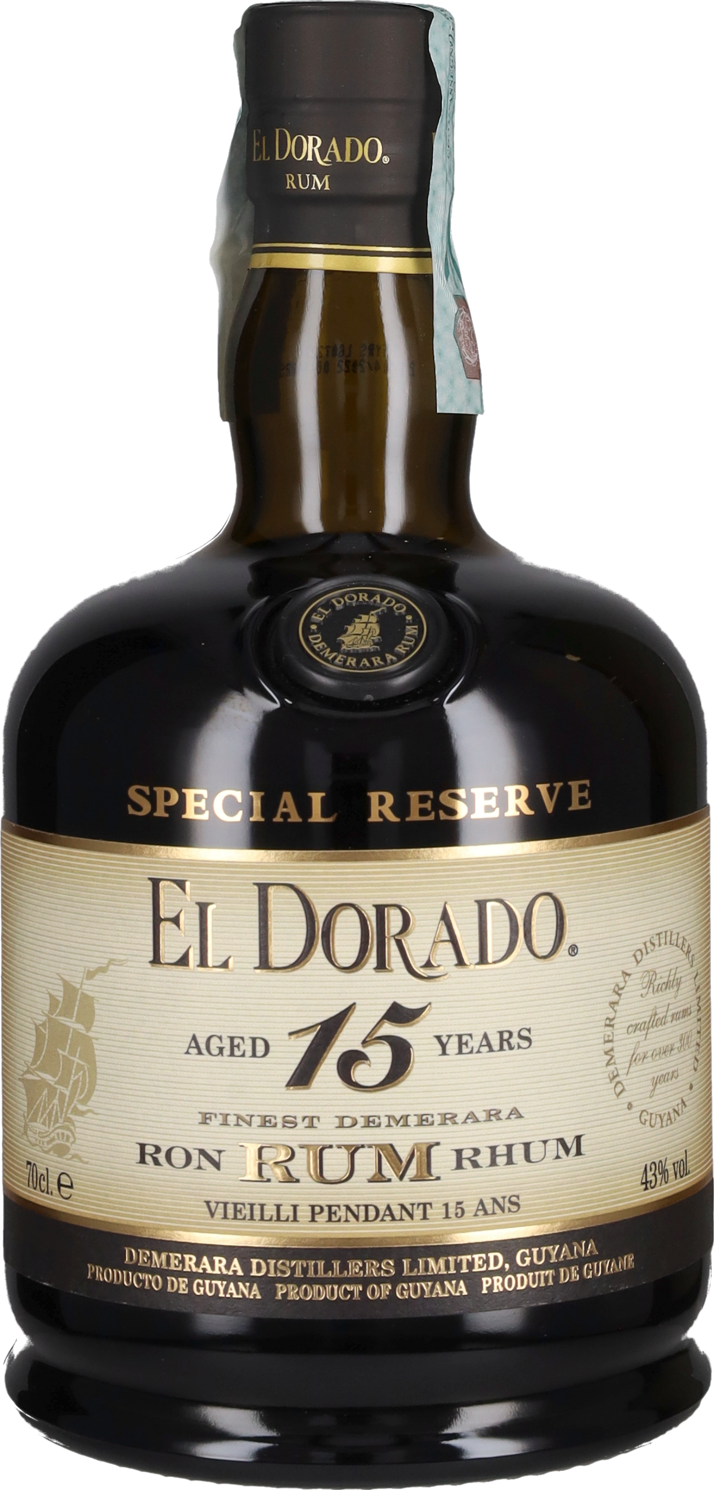 Demerara Rum Special Reserve El Dorado 15 Anni