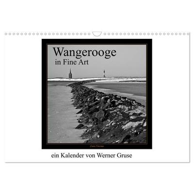 Wangerooge in Fine Art (Wandkalender 2026 DIN A3 quer), CALVENDO Monatskalender