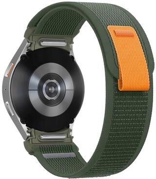 Uplifted Finds Trail Loop Nylon Band For Samsung Galaxy Watch 7 6 5 4 And Watch 6 Classic galaxy Watch 5 40mm military green
