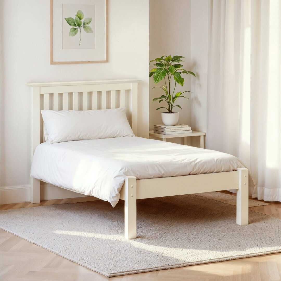 Mack + Milo Scoggins Bed Stone White Single (3')