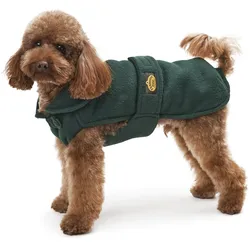 Fashion Dog Fleece-Hundemantel - Grün - 33 cm
