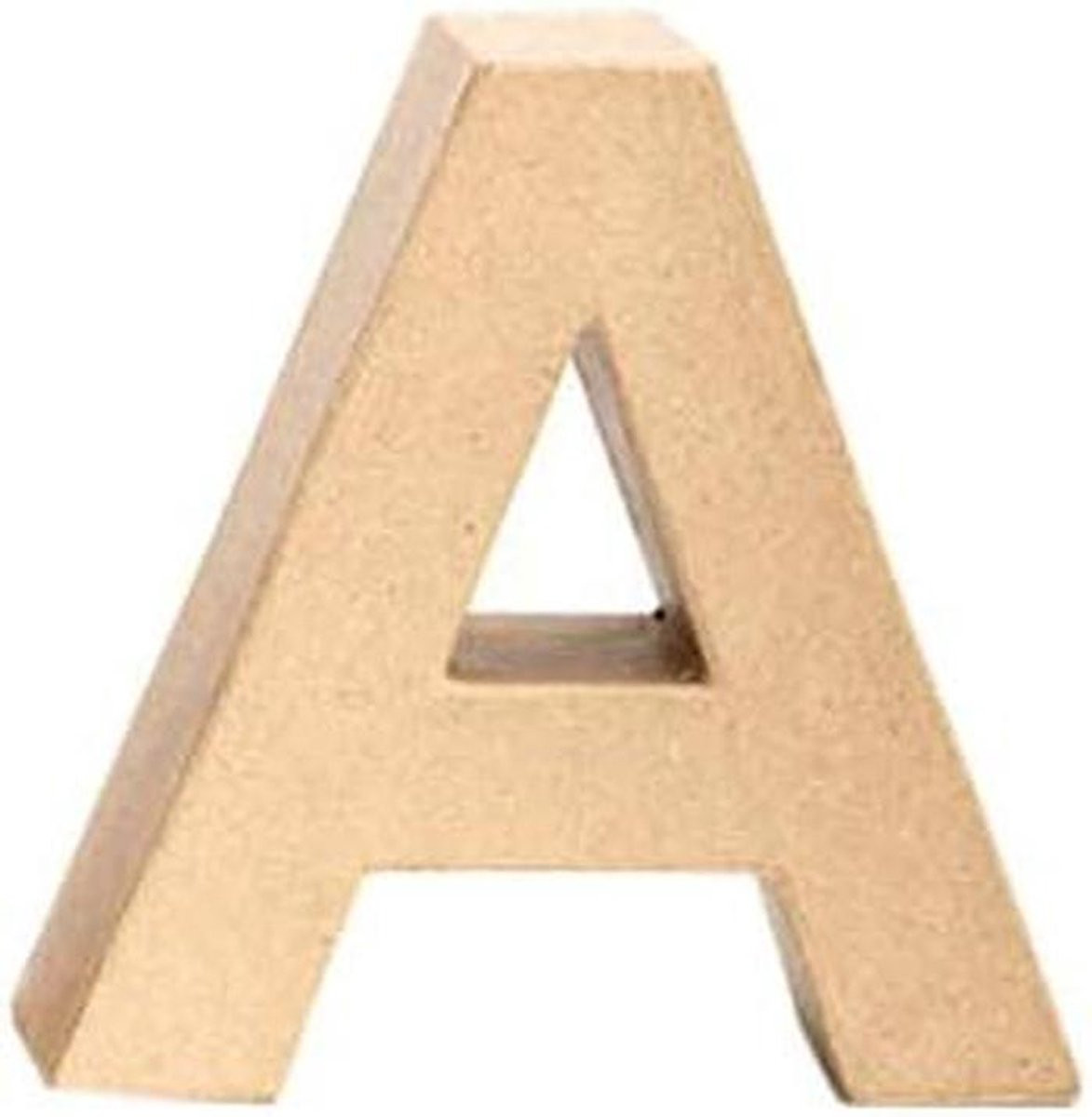 Kartonnen letter A decoratie voor huisversiering - Hoogte: 175 cm