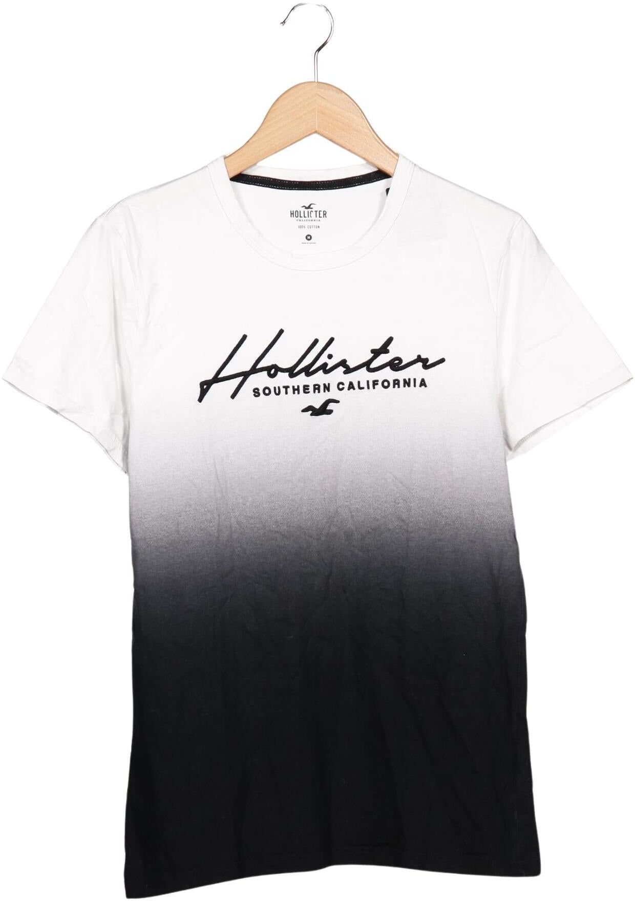 Hollister Herren T-Shirt, Mehrfarbig, Gr. M, Baumwolle - Second Hand