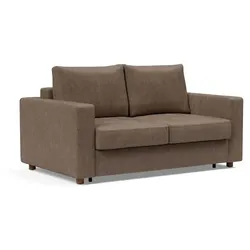 INNOVATION LIVING Schlafsofa Neah Standard Stoff Cedar Brown 140 cm