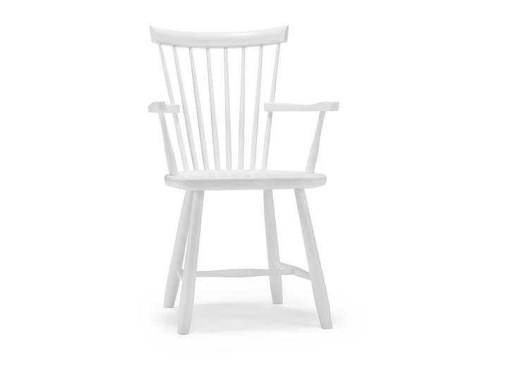 Stolab Chaise avec accoudoirs Lilla Åland Blanc (boleau)