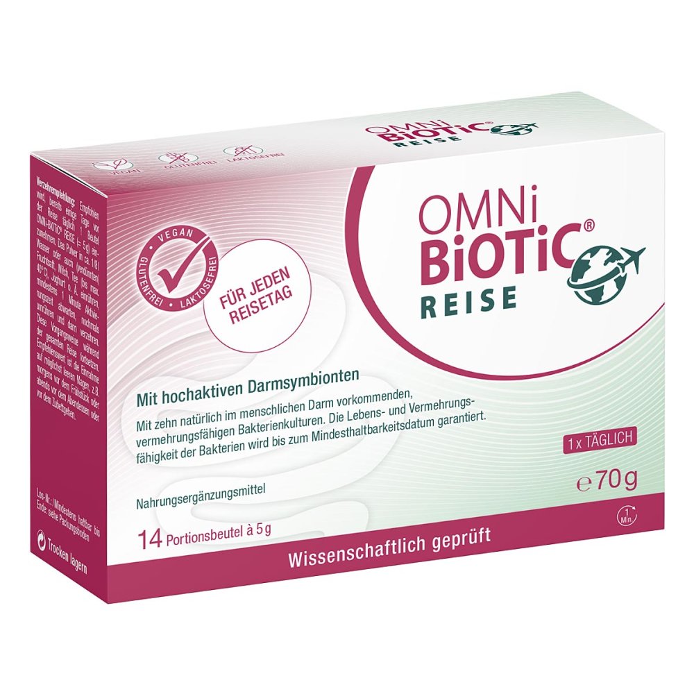 INSTITUT ALLERGOSAN Deutschland (privat) GmbH OMNi BiOTiC Reise - Sachets für den Urlaub 09066012