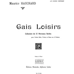 Gais loisirs pour violon et piano, Fachbücher von Maurice Hauchard
