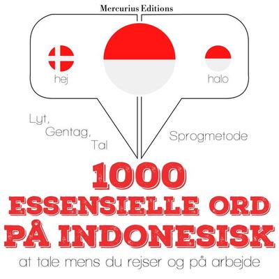 1000 essentielle ord på indonesisk - JM Gardner, Audio, 9782821128675