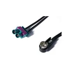 Dietz 8557 TWIN-FAKRA-Antennenanschluss / Stecker auf einen 50 Ohm Antennenan...