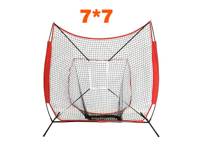 Filet de pratique de frappeur de Softball 7x7, pichet de baseball, parc de rebond, filet d'extérieur, raquette d'entraînement de rebond en plein air