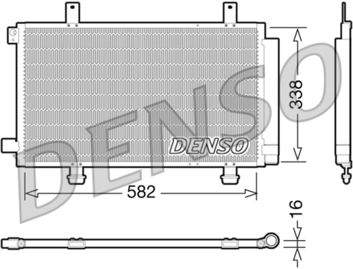 Condenseur, climatisation DENSO DCN47002