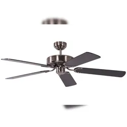 Pepeo Deckenventilator Potkuri Silber / Schwarz 132