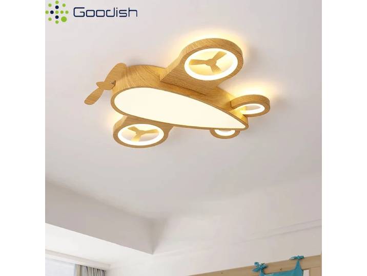 Luminaires de plafond LED créatifs de style Bauhaus, inspirés des hélicoptères et avions médiévaux, avec finition usée, pour la décoration du salon, type lustre