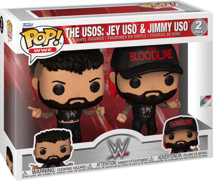 Funko WWE The Usos Jey Uso & Jimmy Uso 2-Pack Collectible Vinyl Figures
