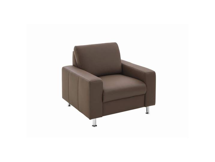 Beldomo Premium Sessel, Dunkelbraun, Metall, Echtleder, Anilinleder, 96x86x93 cm, Goldenes M, Fußauswahl, Lederauswahl, Stoffauswahl, Wohnzimmer, Sessel, Sonstige Sessel