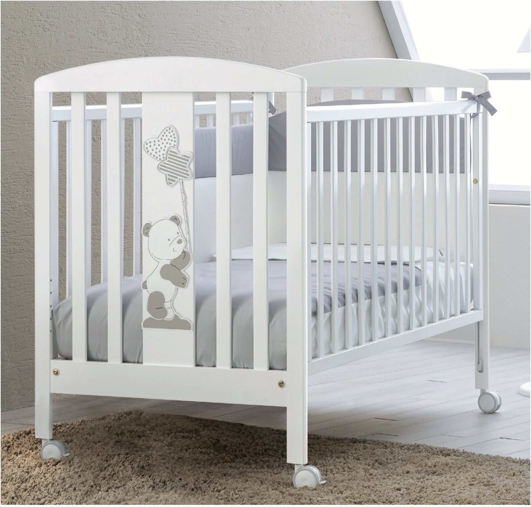 Lettino infanzia Pali 0127ORSBS ORSETTO Bianco