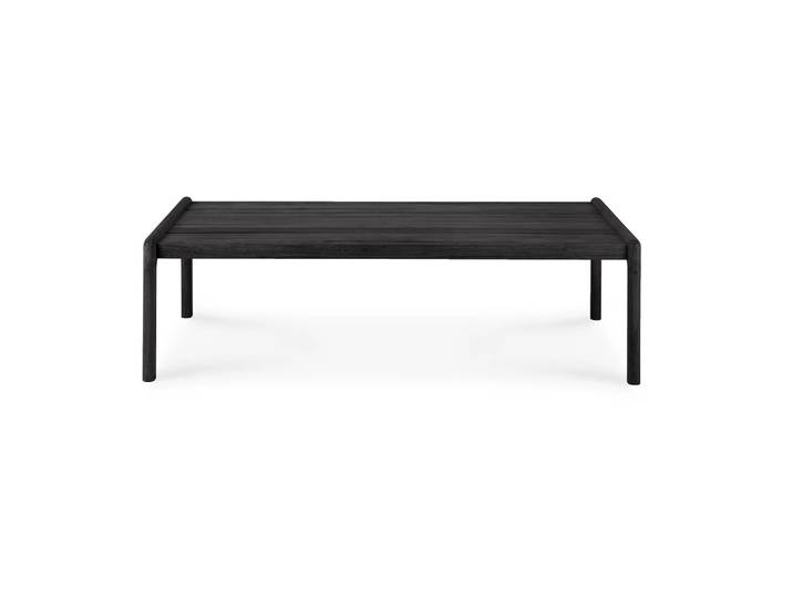 Ethnicraft Jack Outdoor Couchtisch schwarzgebeizt teak 120×65 cm