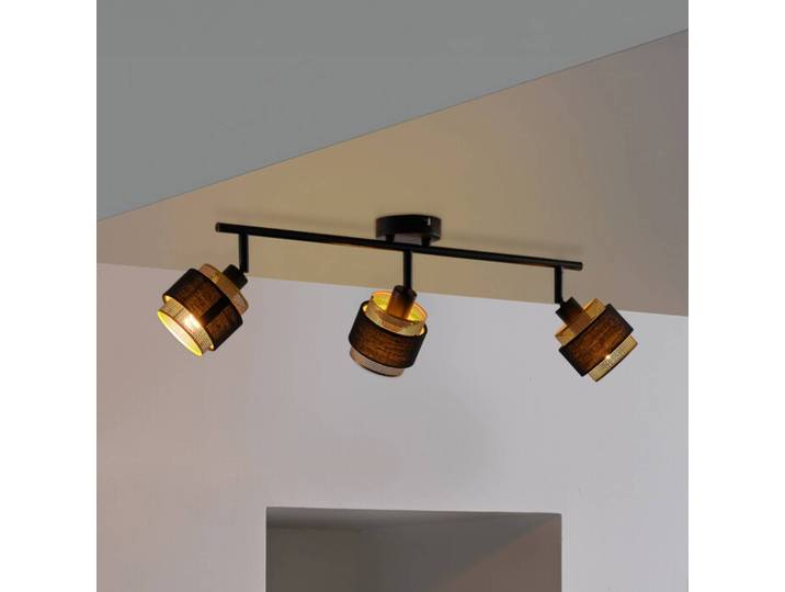 OSRAM Deckenleuchte Decor Spot Hornet,, schwarz, für Wohn- / Esszimmer, Textil / Stoff / Seide, Modern
